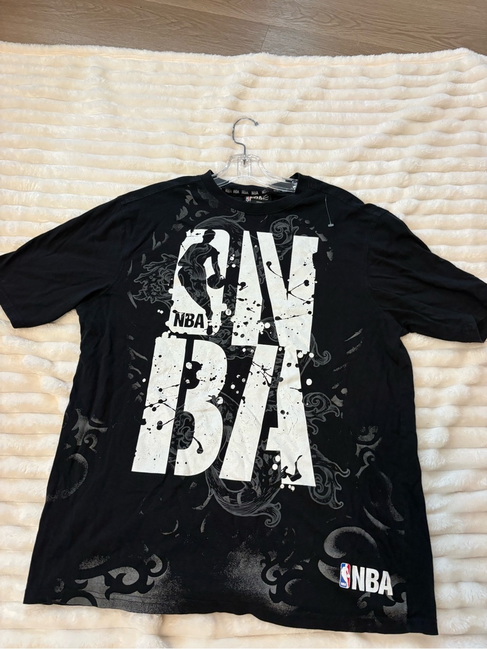 NBA Black and White Graphic Crew Tee